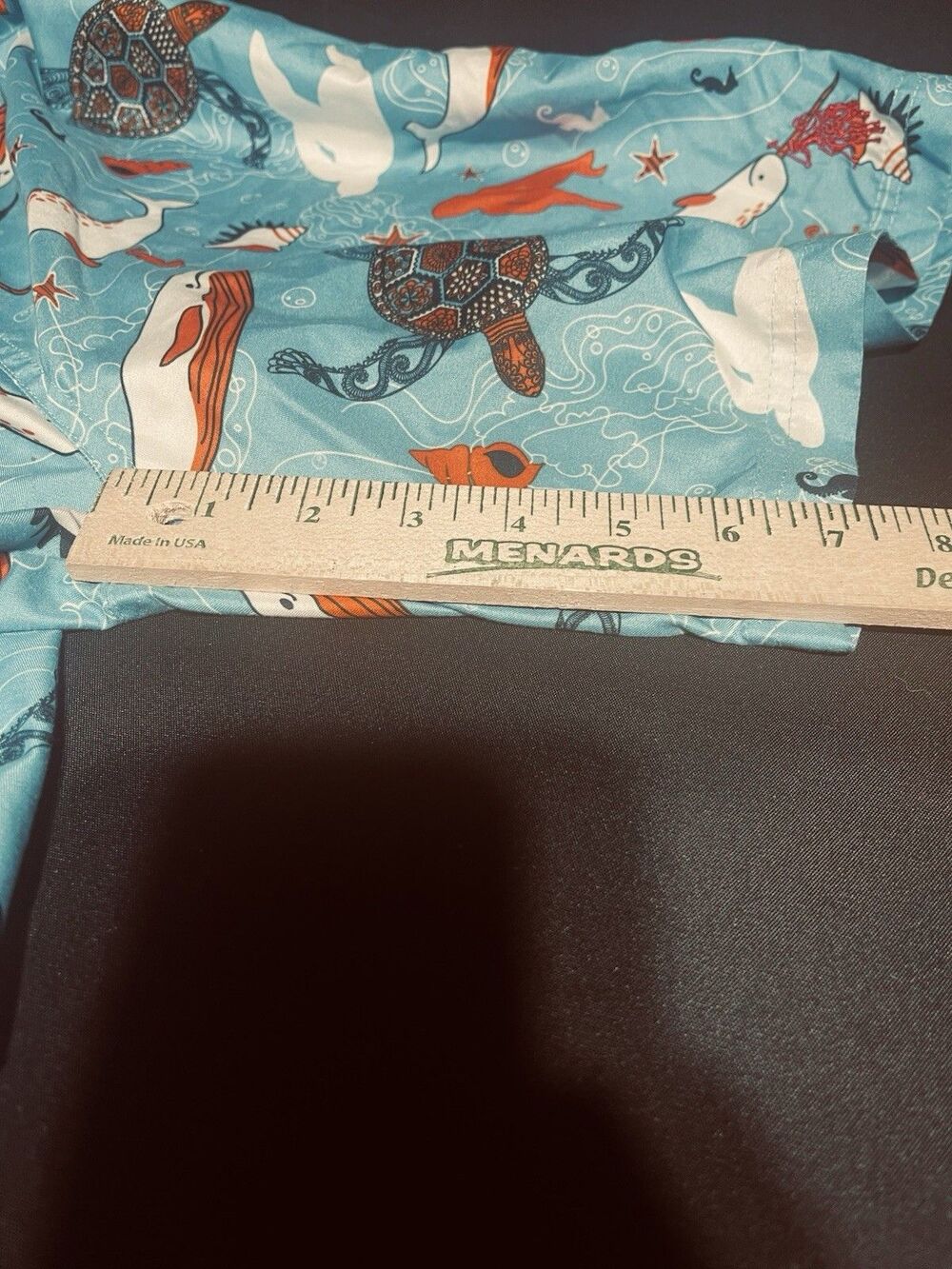 U.S. Polo Assn. Men’s XL Swim Trunks Blue Ocean Wale Turtle Mesh Lined #0001 - Picture 7 of 7